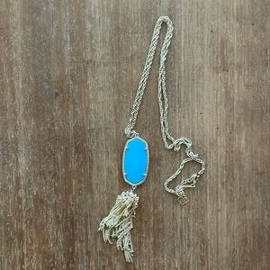 Kendra Scott turquoise and gold Rayne necklace